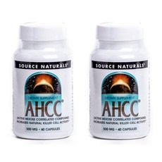 SOURCE NATURALS AHCC BioPerine胡椒鹼膠囊 500mg, 60顆, 2罐