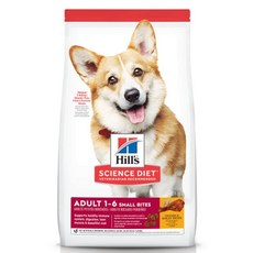 Hill's 希爾思 小型犬成犬 1-6歲 雞肉大麥 小顆粒 狗糧 優質蛋白 呵護腸胃 亮麗毛髮 成犬雞肉2KG, 2kg, 1個, 成犬雞肉2KG2KG