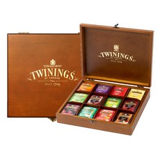 Twinings 唐寧茶 經典皇家禮盒 96入茶袋, 1個, 唐寧茶 純情木思皇家禮盒【12格x96茶