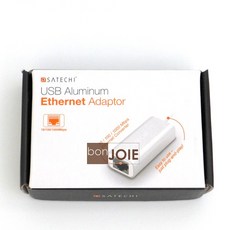 Satechi USB Aluminum Rounded Hub USB 3.0 to Ethernet LAN 網路卡, 1個