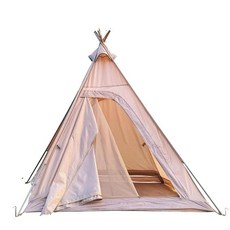 야외 인디언 텐트 오두막 농막 글램핑 옥상 캠핑 쉘터 방수 텐트, 2X2X2m