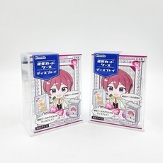 아크릴 포토카드 보관 상자 투명 케이스 대형 수집 진열 바인더 홀더, 1개