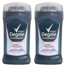 디그리 남성용 프레시데오도란트 아크틱 에지, 85g, 2개