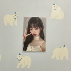 [정품]아이브 시즌그리팅 2024 애플뮤직 미공포 특전 공식 포카 셀카 원영 포토카드