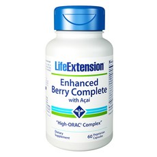 LIFE EXTENSION 巴西莓素食膠囊, 60顆, 1罐