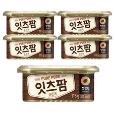 청정원 잇츠팜 햄통조림, 115g, 5개