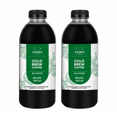 캔두커피 콜드브루 원액 + 디카페인 콜드브루 브라질, 2개, 1개입, 1L
