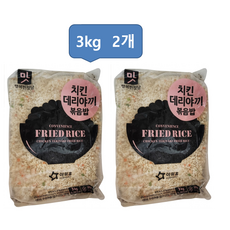 아워홈 행복한맛남 치킨데리야끼 볶음밥, 2개, 3kg