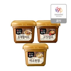 순창 된장찌개양념 450g 3종 x 4개골라담기, 고깃집찌개 450g 2개, 미소된장 450g 2개