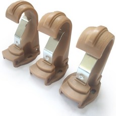 민광 커튼 브라켓 25MM (브라운) 3473 커튼봉 설치 레일 인테리어, 1개, 화이트