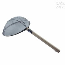 2NDOK 스텐레스 원목 뜰채 특대 스텐뜰채