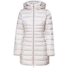 세이브더덕 로고 패치 패딩 코트