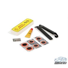 【THUMBS UP】『台灣製』自行車補胎工具組 11件組 含膠片 銼片 補胎膠水 塑膠撬棒 補胎組 補胎包, 1個