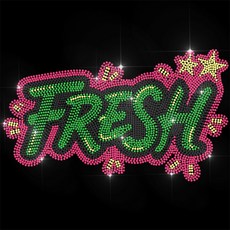 1개 유리 핫픽스 라인스톤 다리미 부착형 아플리케 의상 액세서리 (옷 가방 바지용) 297x210mm, 혼합색