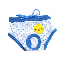 可愛圓點寵物生理褲, 藍小鴨L號, 1個, 1個裝