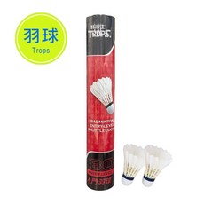 成功 45080 入門羽球 (練習級) (12入) 耐打型練習球 穩定飛行 初學適用, 1個