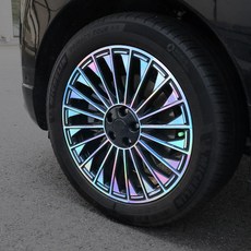 아이리온 아이오닉9 호환 21인치 휠마스크 데칼 스티커, 아이오닉9 전용_21인치_포지드카본블랙+여유분, 1세트