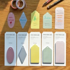 온빛마켓 스티키메모라벨 업무메모, 02 블루데님