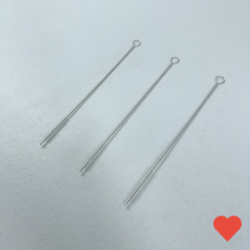 소독 살균용품 스테인리스 세척솔 젖병솔 빨대 솔, 1개