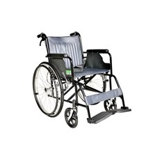 頤辰醫療 YC-809 PVC 輪椅 (未滅菌) 鐵製機械式雙煞輪椅 適合安養中心及醫院使用 輪椅A款補助, 1個, YC-809 皮面 雙煞