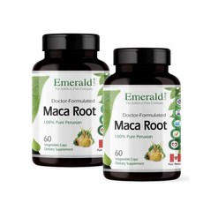에메랄드랩 퓨어 페루 마카 루트 캡슐 Emerald Labs Maca Root, 2개, 60정