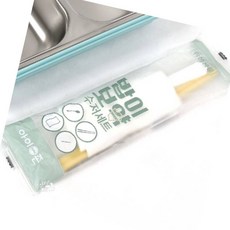 일회용 수저세트 일회용식기 일회용숟가락 1회용수저, 밥이보약수저세트50p