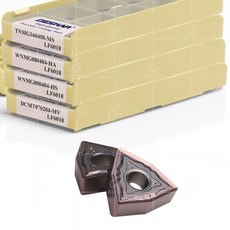 DESKAR 100% 오리지널 선반 WNMG080404 MA LF6018 스테인레스 스틸 가공용 시리즈 절삭 공구, 01 10PCS, 03 WNMG080404, 05 MS LF6018