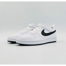 나이키 키즈 운동화 코트 버로우 로우 리크래프트 화이트 블랙