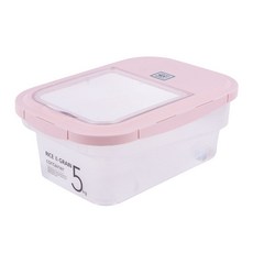 국산 라이스 키퍼 밀폐 쌀통 쌀 보관통 5kg, 상세페이지 참조, 1개