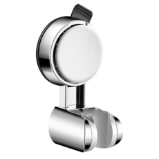 吸盤蓮蓬頭支架 真空吸盤花灑支架 可調節移動 淋浴噴頭底座 家用 花灑支架 蓮蓬頭支架, 電鍍銀