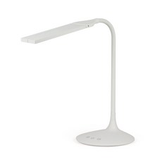 넥스트유 시력보호 듀얼캡 무선 LED스탠드 NEXT-211LAMP-W, 화이트