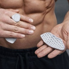 인슈퍼 헬스 굳은살 방지 간편 그립 장갑 2p, 1세트, 그레이