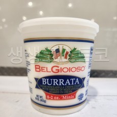 벨지오이오소 부라타 치즈 미국 신선한 샐러드 프레시간식 코스트코 (아이스박스), 453g, 1개