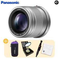 [리뷰이벤트] 파나소닉 루믹스 G 42.5mm F1.7 ASPH POWER OIS 실버 + MCUV 37mm필터 + 렌즈 클리닝펜 +방수 파우치+ 융