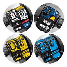 NMAX 클락션 스티커 크락션 25년식이후 튜닝 드레스업, 1세트, 옐로우