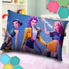 케이팝 데몬헌터스 쿠션 베개 루미 미라 조이 소파 인형쿠션, 더치 벨벳, X-16
