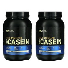 Optimum Nutrition 黃金比例酪蛋白粉, 909g, 2個
