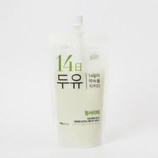 국산콩100% 무첨가 14일두유 청서리태, 10개, 180ml