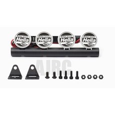 LED 원격 제어 RC 스퀘어 D110 CAPRA 자동차 지붕 RC4 10 AXIAL 라운드 RGT 램프 조명 IPF SCX10 크롤러, Hella 4