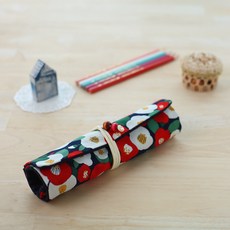 [DIY키트 패키지] (실바늘포함) 필통만들기 돌돌말이 두루말이 나미꼬퀼트 (동영상설명상품), 야생화