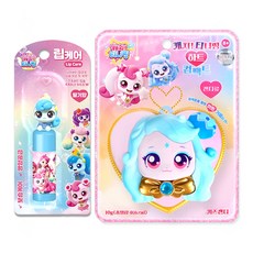 캐치티니핑 화장놀이세트 하트 컴팩트 거울 + 캐치티니핑 립케어, 립케어 샤샤핑+빛나 컴팩트, 1개