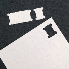 마미쏘잉/ 화이트 종이보빈, 100개