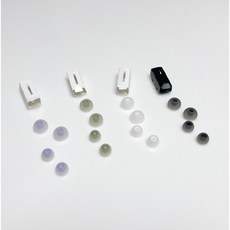 삼성 버즈2 이어팁 정품 블랙 화이트 퍼플 SM-R177N 버즈2 전용, 블랙(버즈2 이어팁), 1개