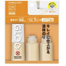 【東京速購】日本代購 KOKUYO GLOO 方形膠水 強黏型 補充瓶, 1個, 橘色不起皺型