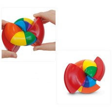 문센 놀이학습큐브 어린이퍼즐 선물 유아용큐브 유아 패턴블럭, 1개