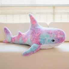 플러시 를위한 OED 인형 베개 SP 선물 140CM 쿠션 생일 동물 부드러운 상어, 60cm, rple