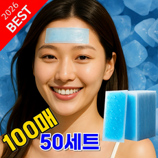 탑코이 쿨패치 쿨링 썬패치 쿨팩 해열 패치, 100개