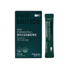 락토온 서울약사신협 프로바이오틱스 생유산균&혈당케어 30포, 2.5g, 30개