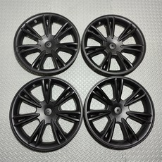 테슬라 모델 Y 2020-2024 19인치 휠 캡 허브 커버 호환, 무광 블랙