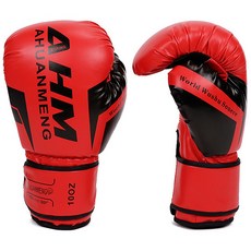 카르빈 권투 글러브 킥 복싱 MMA, 1개, 레드 1개, 레드